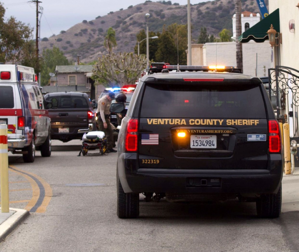 On Thursday, April 21, 2021 at 5:31pm, Fillmore Police Department, Fillmore Fire and AMR paramedics were dispatched to a vehicle versus pedestrian located in the alley east of Fillmore PD station. Arriving crews found a young patient on the ground with a bike down. Patient was treated by AMR and transported to a local hospital. Condition of the patient unknown. Fillmore Police Department units remained on scene to investigate the incident. Cause of the collision is under investigation. Photos courtesy Angel Esquivel-AE News.