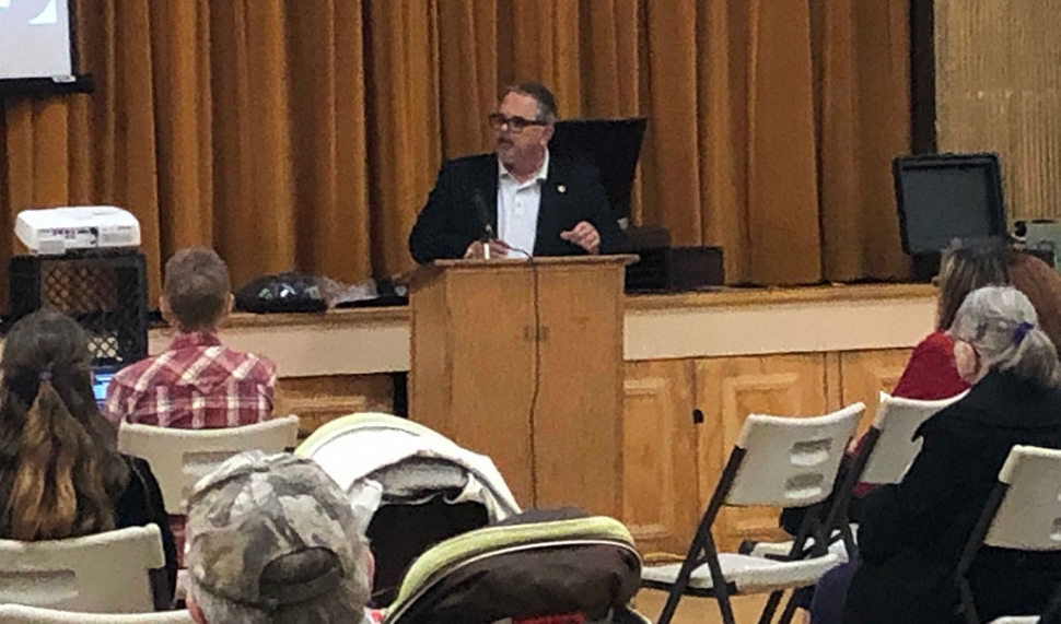 On Monday, January 28th at the Veterans Memorial Building, nearly 100 people attended the Fillmore Association of Business (FAB) group. They hosted an introductory business meeting to discuss the past, present and future business environment for the City of Fillmore. Photos courtesy Bill Herrera.