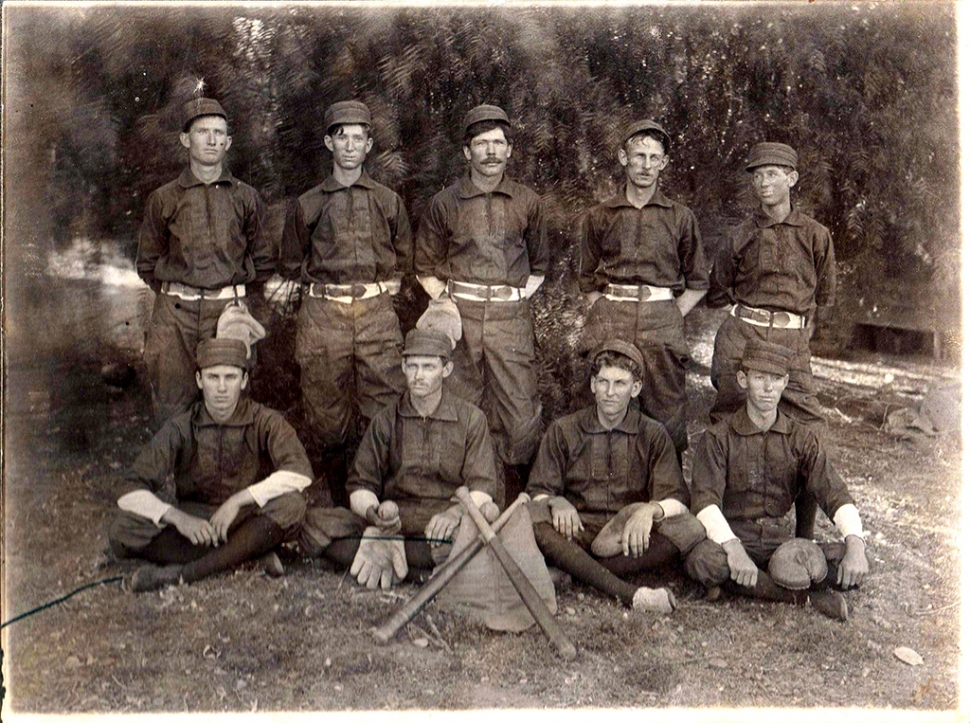 The Fillmore baseball team circa 1911.