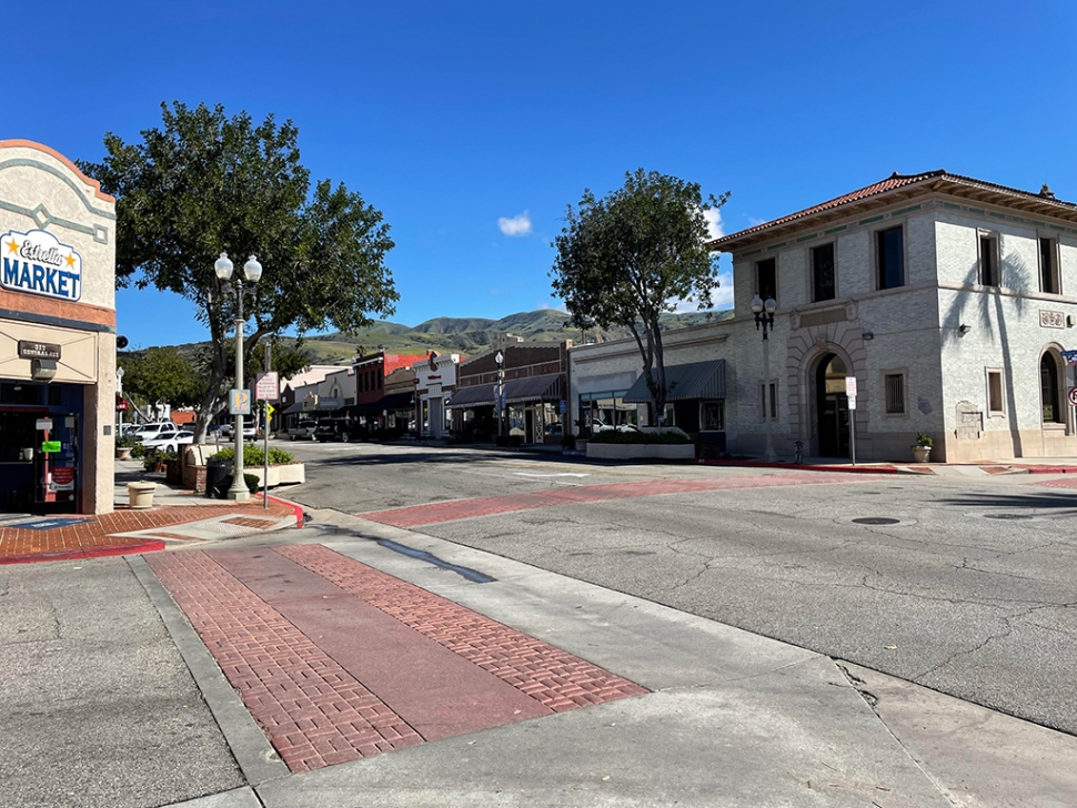 Central and Main Streets today.