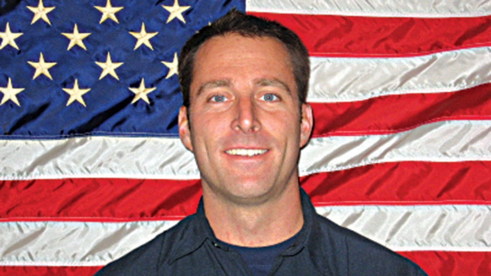 Firefighter Mike Herdman