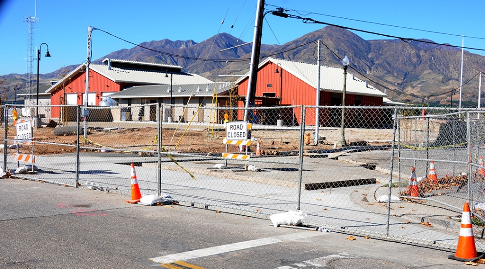 Fillmore locals were notified by the Ventura County Department of Public Works that the north side portion of C St. and the corner of River St. will be totally closed to all vehicular traffic from November 26th to December 22, 2018 to give way to the construction of a new storm drain –crossing, and the resurfacing of existing asphalt pavement. Yet they seem to still be under construction.