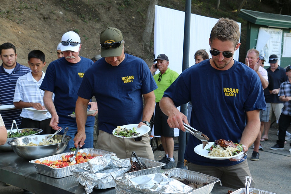 All the fixings were served for the golf tournament participants.