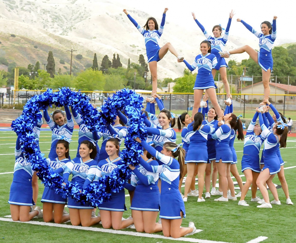 During the Make a Wish walk-a-thon F.H.S. cheerleaders performed for the participants. Several families and students participated in this wonderful event.