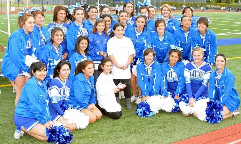 The Fillmore High School Flashes cheerleading squad turned out in force to support the Make a Wish walk, for “Team Brianna” Alverdi, and the foundation, Wednesday, May 18th. Since 1980, the Make-A-Wish Foundation has given hope, strength and joy to children with life-threatening medical conditions. From their humble beginnings with one boy’s wish to be a police officer, they’ve evolved into an organization that grants a child’s wish in the U.S. every 40 minutes.