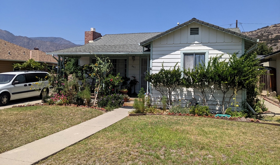 A before photo of the home.