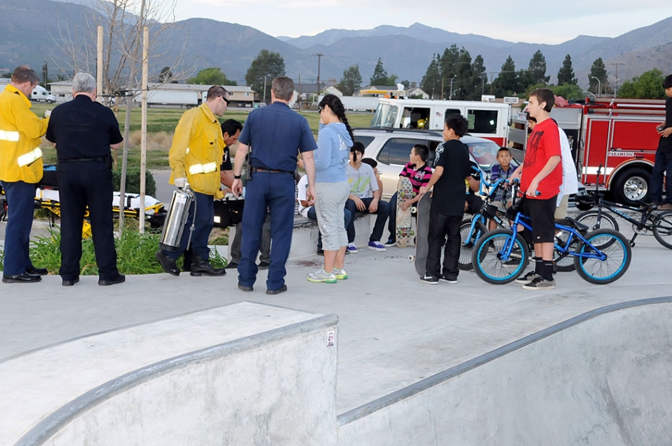 Fillmore Fire Department was called out to Two Rivers Park on Friday at 5pm for a traumatic injury.