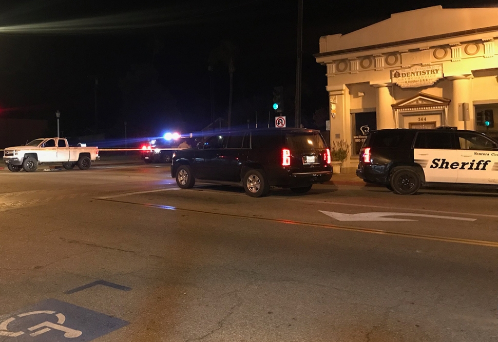 On Friday, July 9th, 2021, at 11:50pm, the Ventura County Sheriff ’s Department, Fillmore City Fire and AMR paramedics were dispatched to a reported fight involving 15-20 people in the area of Sespe Avenue and Clay Street. Arriving deputies encountered a possible stabbing victim at the intersection of Sespe and Central Avenue. Fire and paramedic personnel were dispatched to the scene. Minutes later an additional stabbing/shooting victim was reported at Sespe Avenue and Clay Street. A second ambulance was requested. Both patients were transported to VC Medical Center, condition unknown. Sheriff’s deputies established the crime scene with additional units from neighboring cities responding to assist. There were no initial reports of any suspect descriptions or information. Photos courtesy Angel Esquivel-AE News.