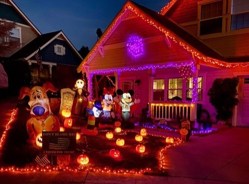 Fillmore Civic Pride Volunteers announced the Fall/ Halloween October 2024 “Yard of Month” goes to the Cortez Family, Rafael & Rosa, sons Jafet, Jay & Jared. Their home is on Shady Lane and they received a $40 gift card from Otto & Sons Nursery. Photo credit Linda Nunez.